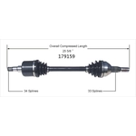 Order WORLDPARTS - 179159 - Arbre CV neuf For Your Vehicle