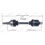 Order Arbre CV neuf by WORLDPARTS - 179161 For Your Vehicle