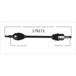 Order Arbre CV neuf by WORLDPARTS - 179172 For Your Vehicle