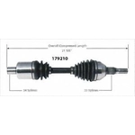 Order Arbre CV neuf by WORLDPARTS - 179210 For Your Vehicle