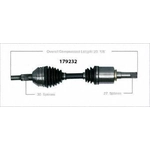 Order Arbre CV neuf by WORLDPARTS - 179232 For Your Vehicle