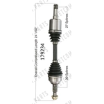 Order Arbre CV neuf by WORLDPARTS - 179234 For Your Vehicle