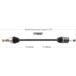 Order Arbre CV neuf by WORLDPARTS - 179267 For Your Vehicle