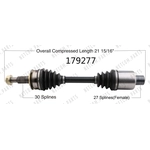 Order Arbre CV neuf by WORLDPARTS - 179277 For Your Vehicle