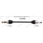 Order Arbre CV neuf by WORLDPARTS - 179280 For Your Vehicle