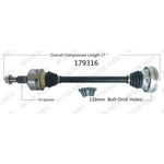 Order Arbre CV neuf by WORLDPARTS - 179316 For Your Vehicle