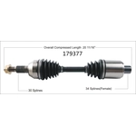 Order Arbre CV neuf by WORLDPARTS - 179377 For Your Vehicle