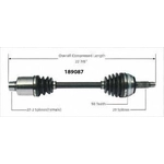 Order Arbre CV neuf by WORLDPARTS - 189087 For Your Vehicle