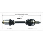 Order Arbre CV neuf by WORLDPARTS - 189169 For Your Vehicle