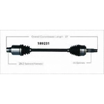 Order Arbre CV neuf by WORLDPARTS - 189231 For Your Vehicle