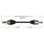 Order Arbre CV neuf by WORLDPARTS - 189245 For Your Vehicle