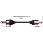 Order New CV Shaft by WORLDPARTS - 189426 For Your Vehicle