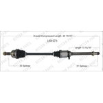 Order Arbre CV neuf by WORLDPARTS - 189478 For Your Vehicle