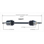 Order Arbre CV neuf by WORLDPARTS - 199077 For Your Vehicle