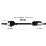 Order Arbre CV neuf by WORLDPARTS - 199118 For Your Vehicle