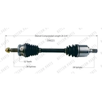 Order WORLDPARTS - 199221 - Arbre CV neuf For Your Vehicle