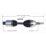 Order Arbre CV neuf by WORLDPARTS - 239138 For Your Vehicle