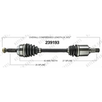 Order Arbre CV neuf by WORLDPARTS - 239193 For Your Vehicle