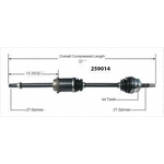 Order New CV Shaft by WORLDPARTS - 259014 For Your Vehicle