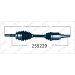 Order Arbre CV neuf by WORLDPARTS - 259229 For Your Vehicle