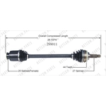 Order Arbre CV neuf by WORLDPARTS - 299011 For Your Vehicle