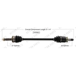 Order Arbre CV neuf by WORLDPARTS - 299063 For Your Vehicle