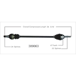 Order Arbre CV neuf by WORLDPARTS - 309063 For Your Vehicle