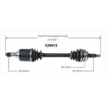 Order Arbre CV neuf by WORLDPARTS - 329015 For Your Vehicle