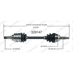 Order Arbre CV neuf by WORLDPARTS - 329147 For Your Vehicle