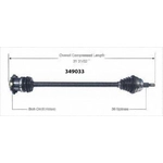 Order Arbre CV neuf by WORLDPARTS - 349033 For Your Vehicle