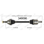 Order Arbre CV neuf by WORLDPARTS - 349096 For Your Vehicle