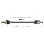 Order Arbre CV neuf by WORLDPARTS - 349101 For Your Vehicle