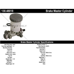 Order New Master Cylinder by CENTRIC PARTS - 130.48018 For Your Vehicle