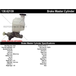 Order New Master Cylinder by CENTRIC PARTS - 130.62139 For Your Vehicle