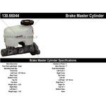 Order New Master Cylinder by CENTRIC PARTS - 130.66044 For Your Vehicle