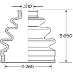 Order Outer Boot Kit by EMPI - 86-1181D For Your Vehicle