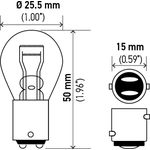 Order Lumière de stationnement (Pack of 10) by HELLA - 7528 For Your Vehicle