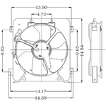 Order Assemblage de ventilateur de radiateur by GLOBAL PARTS DISTRIBUTORS - 2811355 For Your Vehicle