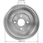 Order BENDIX GLOBAL - PDR0837 - Brake Drum For Your Vehicle