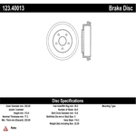 Order Tambour de frein arrière by CENTRIC PARTS - 123.40013 For Your Vehicle