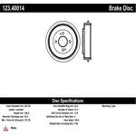 Order Tambour de frein arrière by CENTRIC PARTS - 123.40014 For Your Vehicle