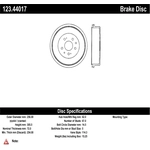 Order Tambour de frein arrière by CENTRIC PARTS - 123.44017 For Your Vehicle