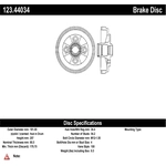 Order Tambour de frein arrière by CENTRIC PARTS - 123.44034 For Your Vehicle