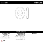 Order Tambour de frein arrière by CENTRIC PARTS - 123.47011 For Your Vehicle