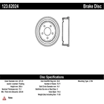 Order Tambour de frein arrière by CENTRIC PARTS - 123.62024 For Your Vehicle