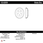 Order Tambour de frein arrière by CENTRIC PARTS - 123.62039 For Your Vehicle