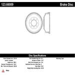 Order Tambour de frein arrière by CENTRIC PARTS - 123.66009 For Your Vehicle