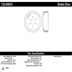 Order Rear Brake Drum by CENTRIC PARTS - 123.66021 For Your Vehicle
