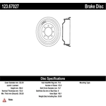 Order Tambour de frein arrière by CENTRIC PARTS - 123.67027 For Your Vehicle