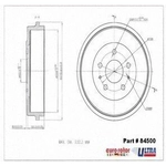 Order ULTRA - 84500 - Rear Brake Drum For Your Vehicle